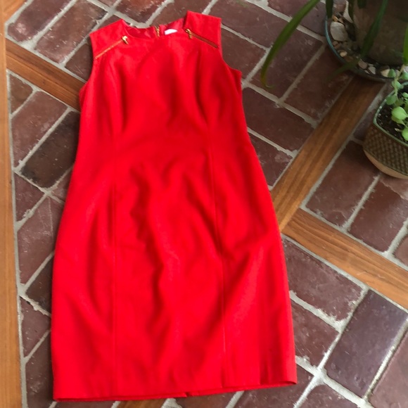 Calvin Klein Dresses & Skirts - CK Red Dress